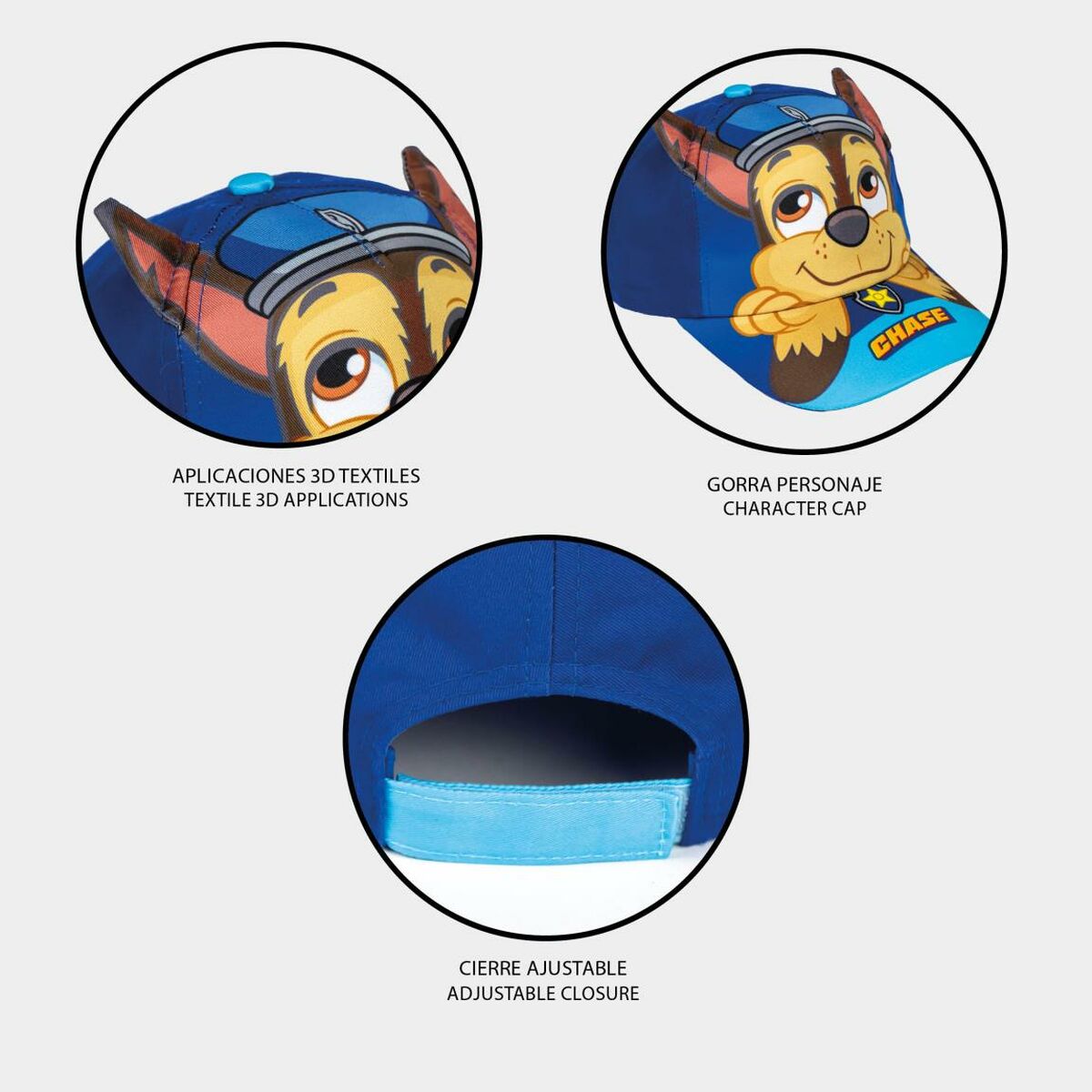 Kinderkappe mit Ohrenklappen The Paw Patrol Blau